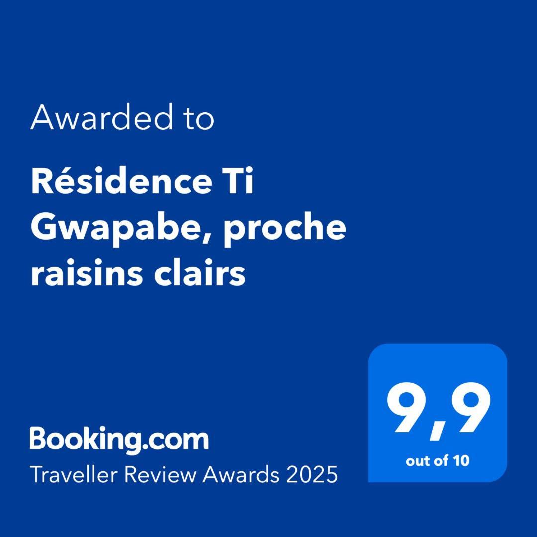 Residence Ti Gwapabe, Proche Raisins Clairs Сен-Франсуа Экстерьер фото